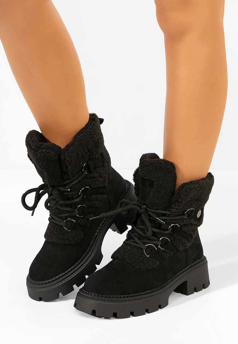 Zimske gojzerice za žene Kalindra crno