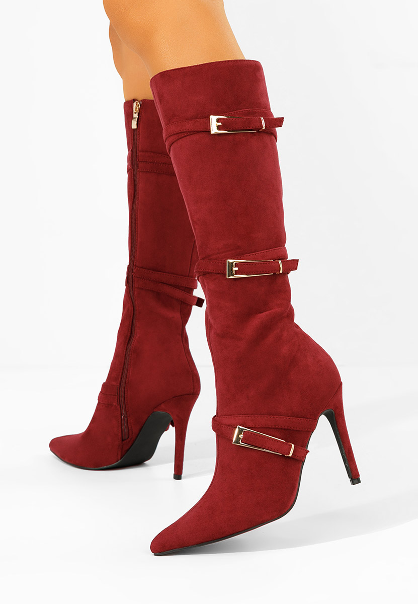 Čizme s visoku petu Ernesia granat