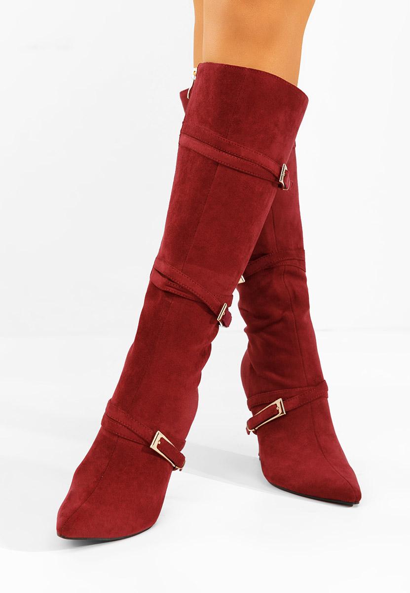 Čizme s visoku petu Ernesia granat