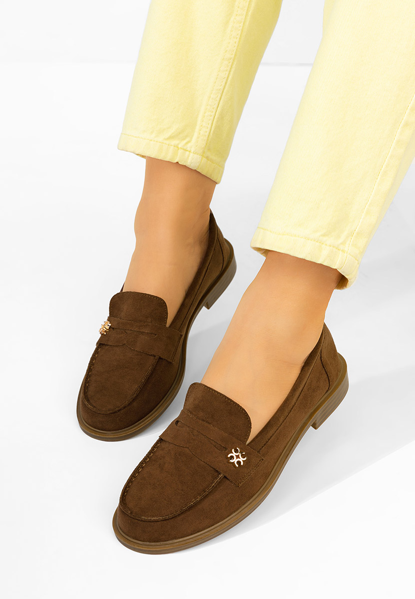 Ženske mokasinke Tisera braon