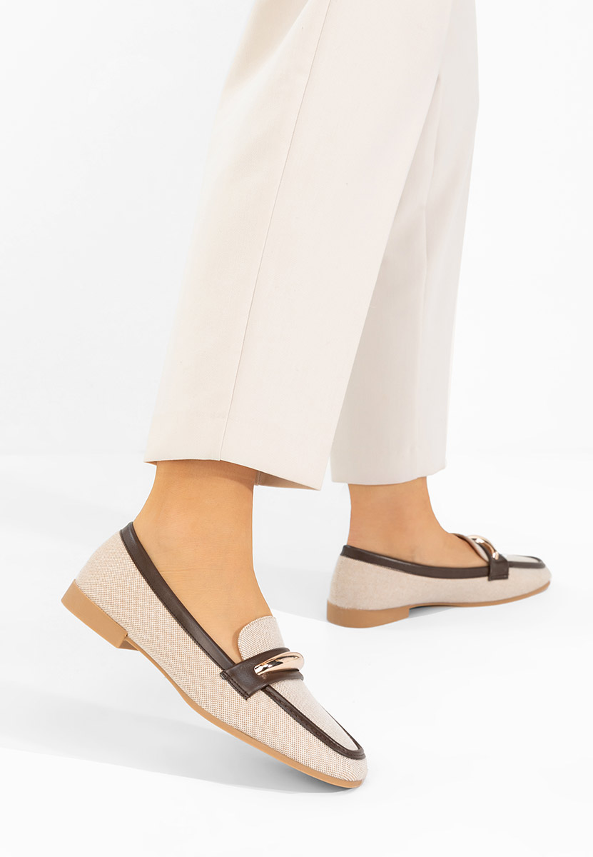 Ženske mokasinke Meliania bež