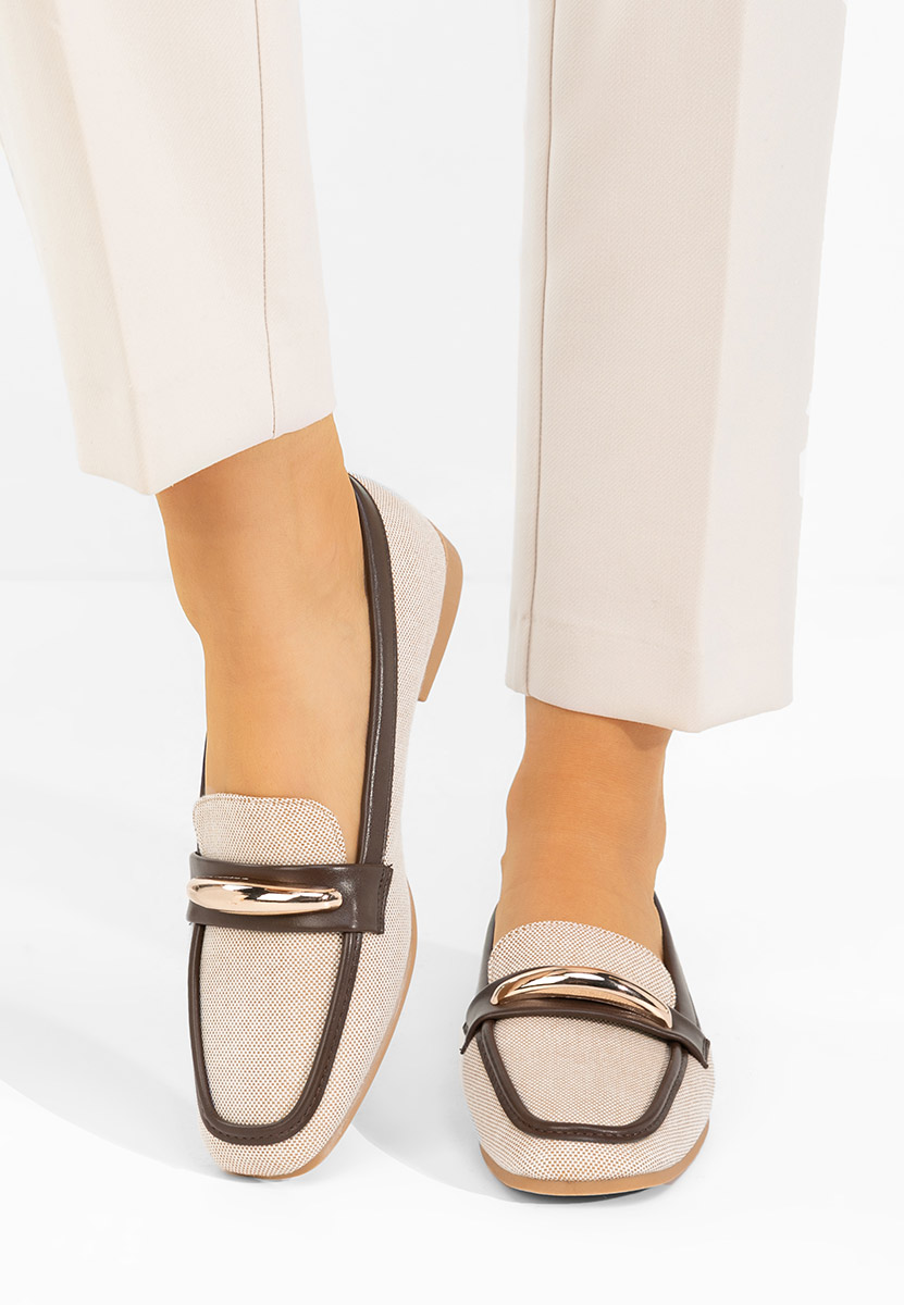 Ženske mokasinke Meliania bež