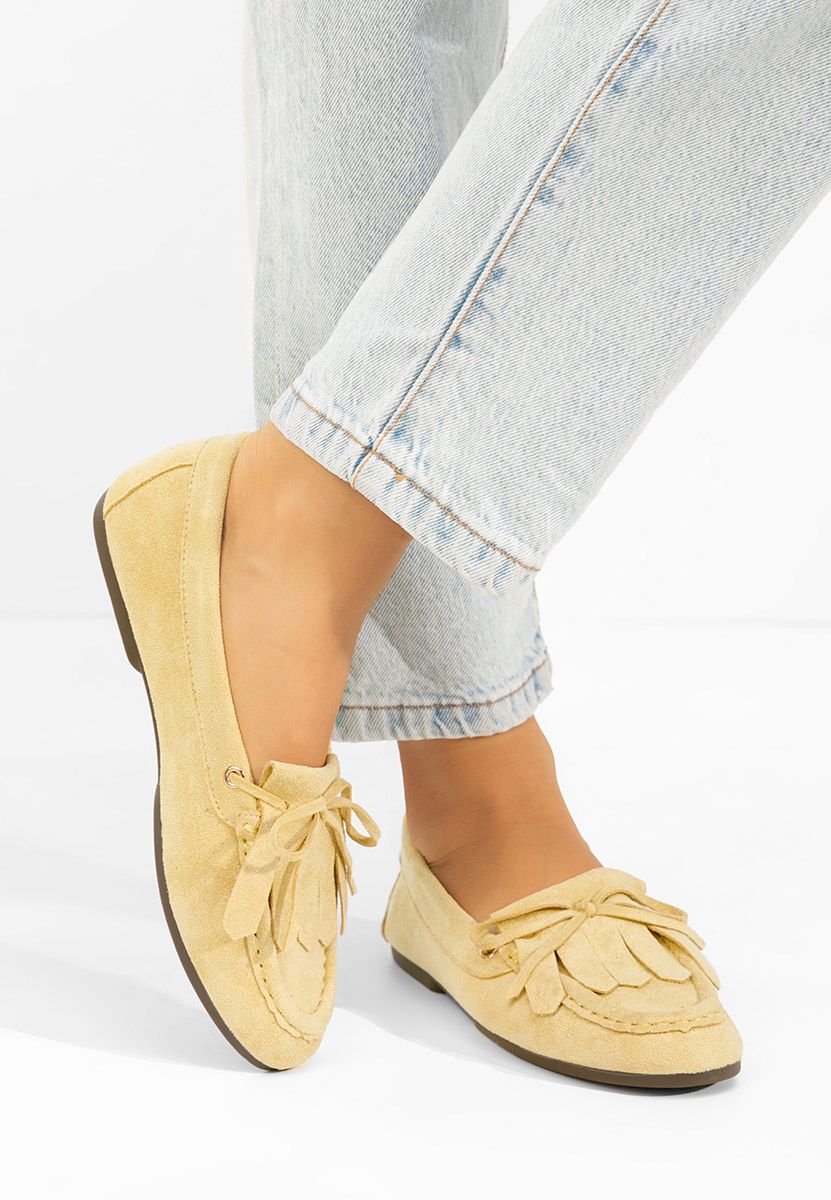 Ženske mokasinke Calistia Žuto