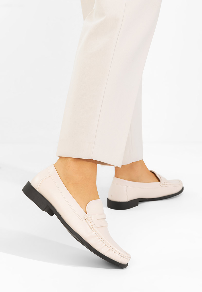 Ženske mokasinke Matildia bež