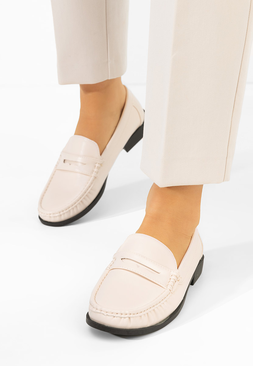 Ženske mokasinke Matildia bež