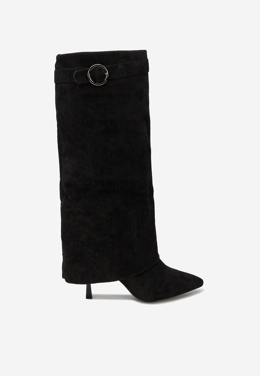 Čizme s visoku petu Celsana crno