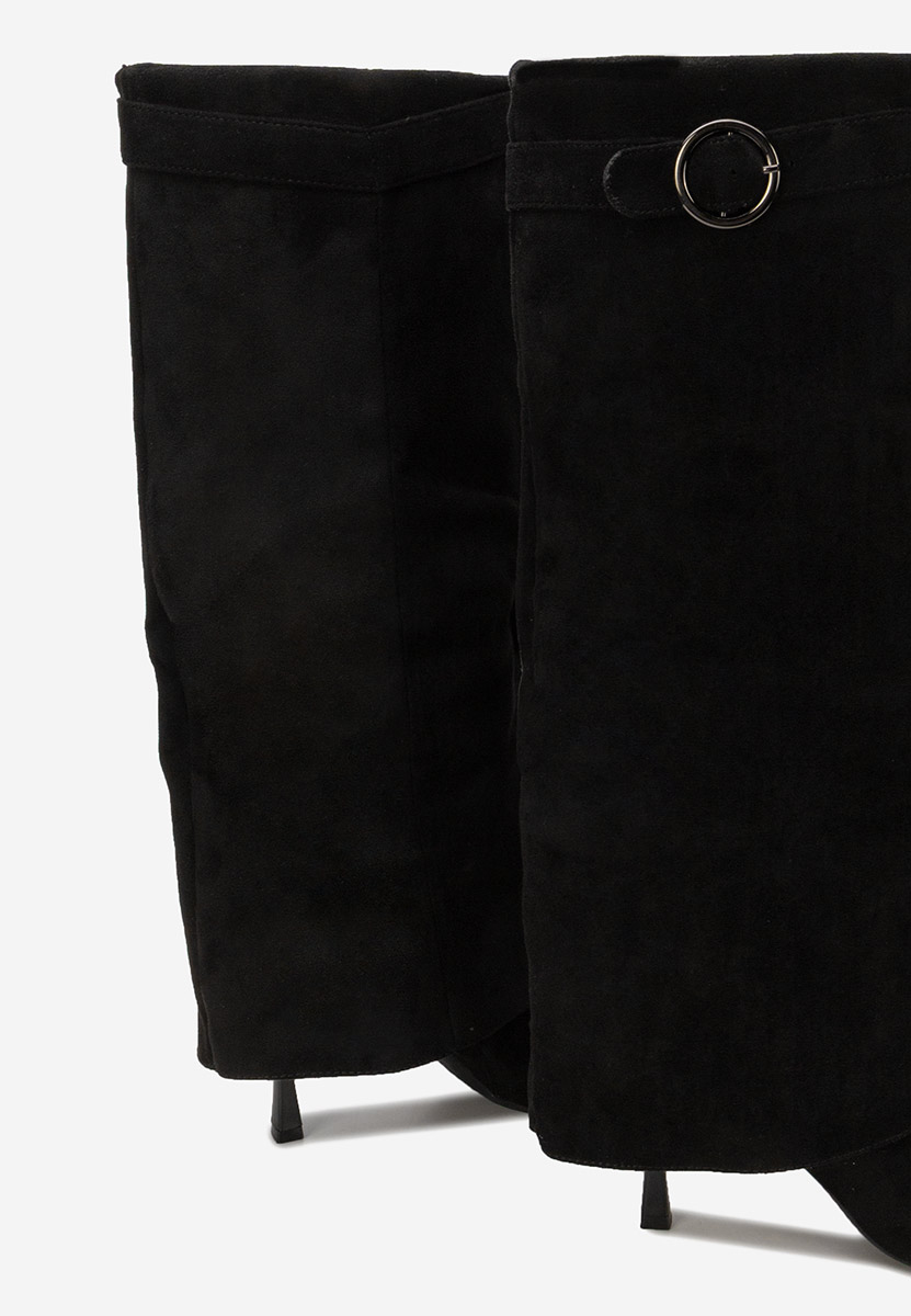 Čizme s visoku petu Celsana crno