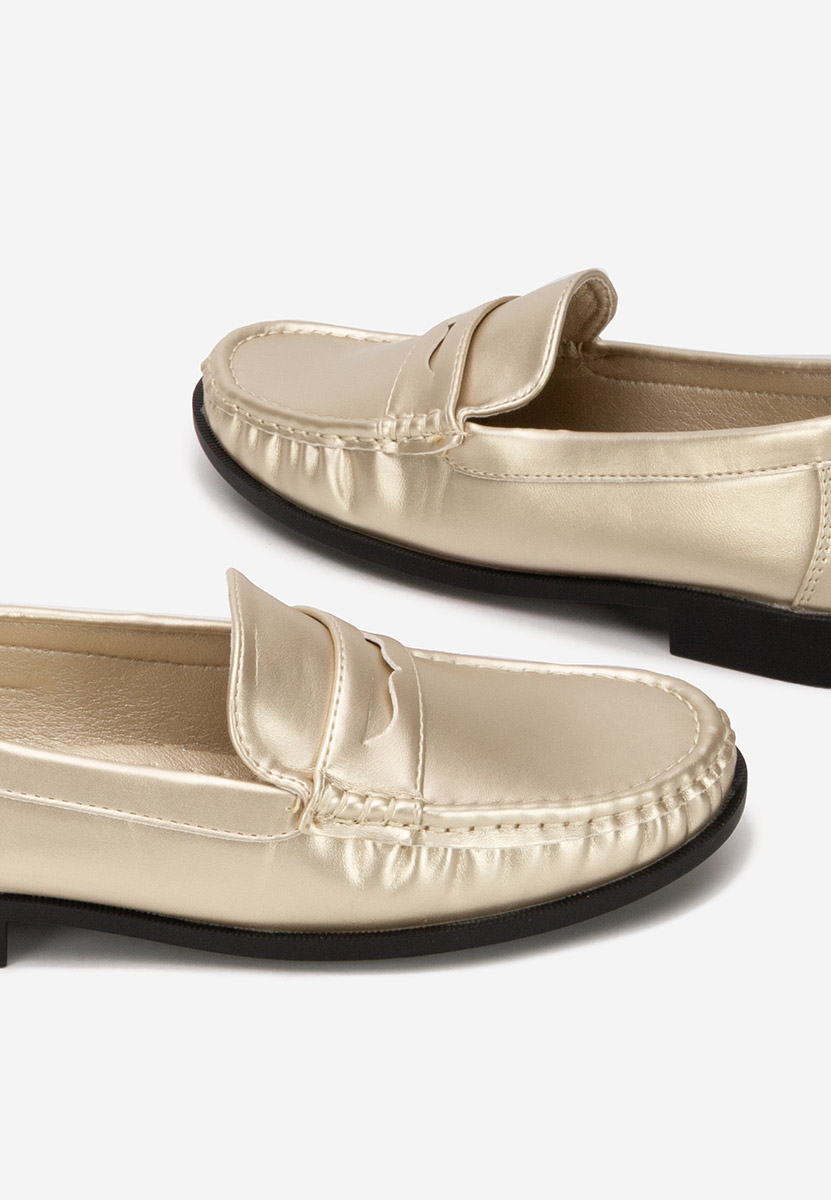 Ženske mokasinke Matildia zlatno