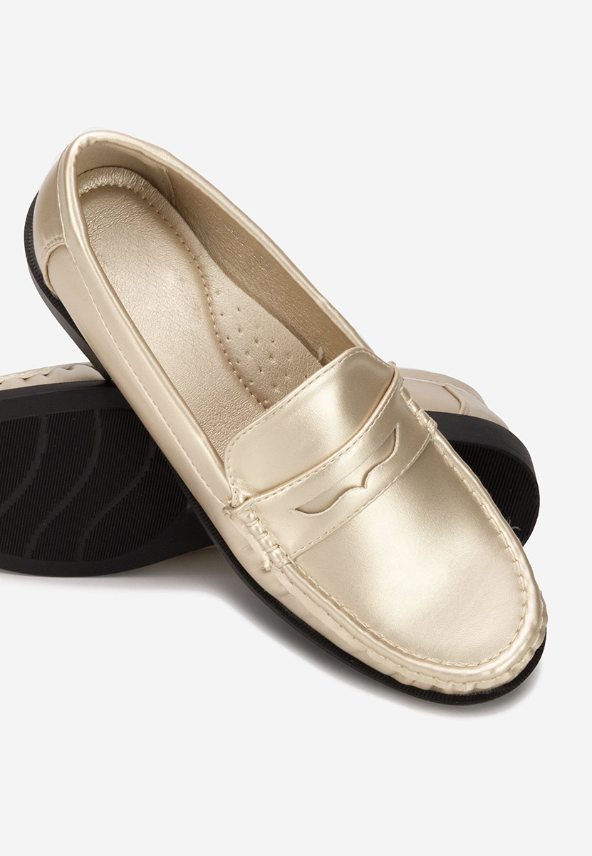 Ženske mokasinke Matildia zlatno