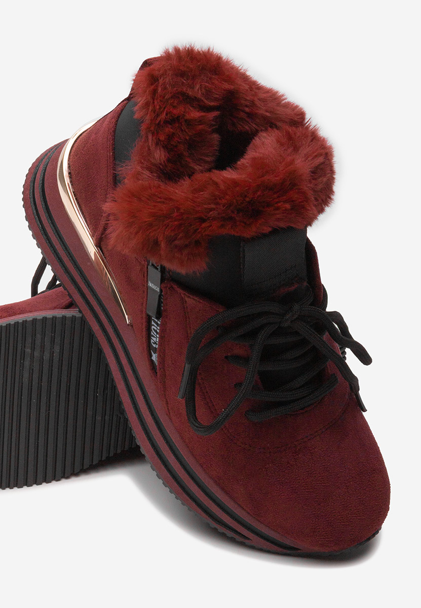 Zimske tenisice za žene Axira vinsko crvena