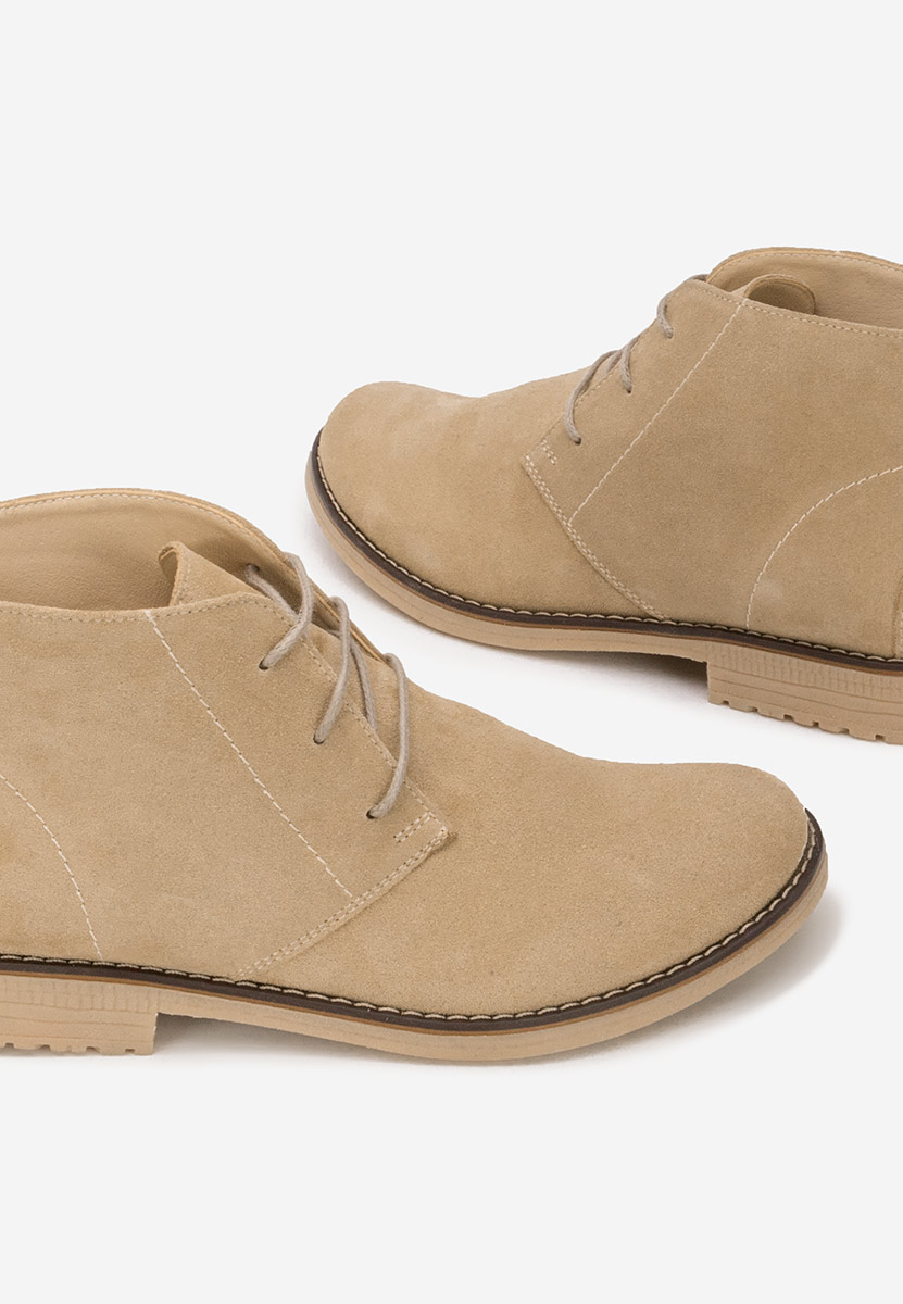 Gležnjače brušena koža Kalisa V5 bež