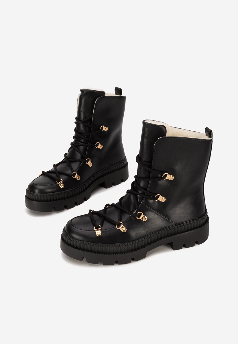 Zimske gojzerice za žene Solira crno