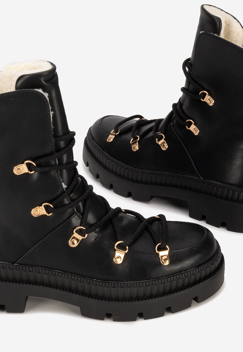 Zimske gojzerice za žene Solira crno