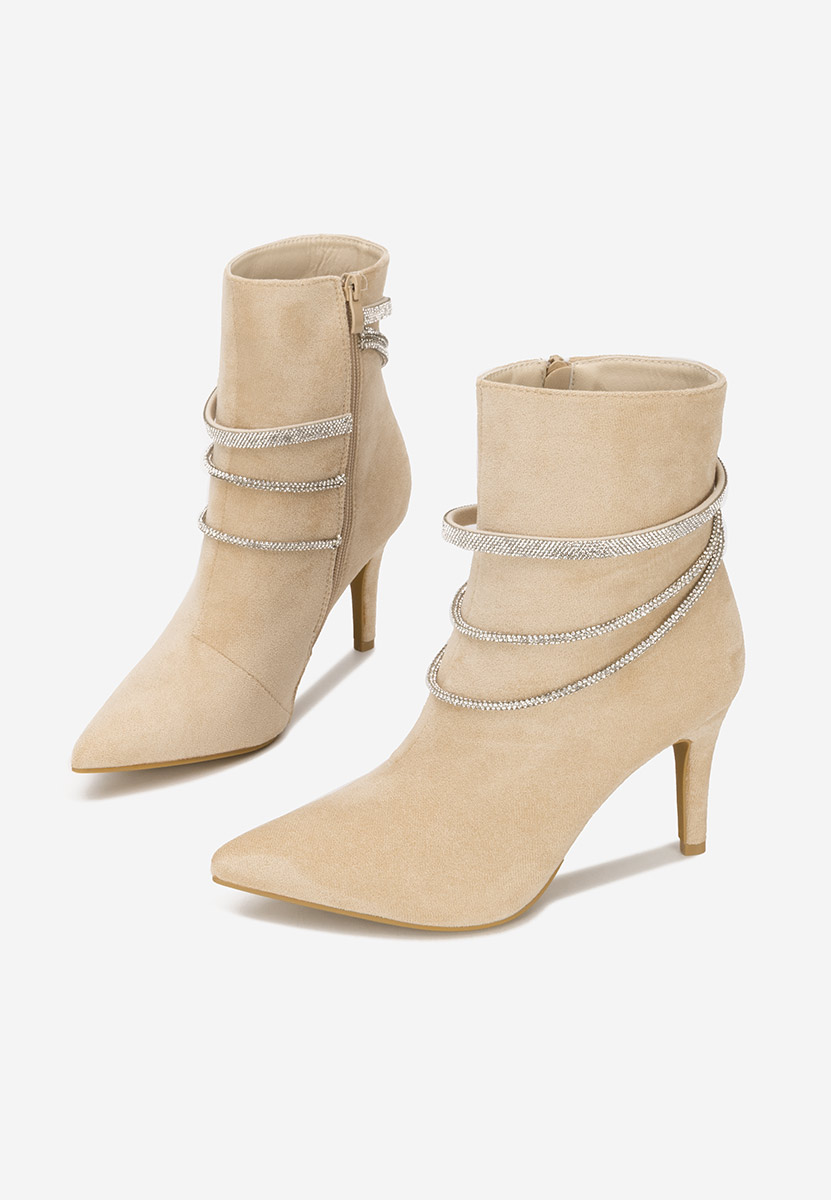 Elegantne gležnjače Lorreta bež