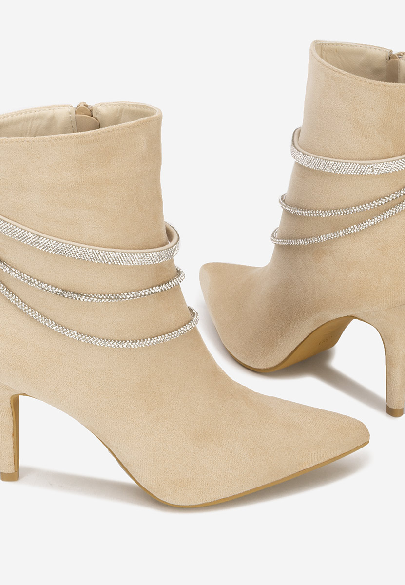 Elegantne gležnjače Lorreta bež