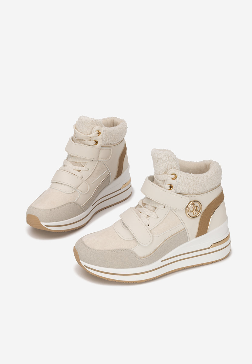High-Top Sneakers Velaris bež