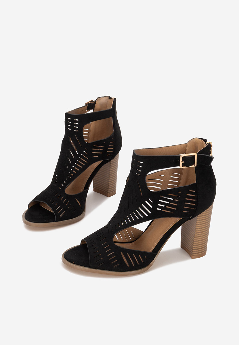 Sandale s petu Cassey crno