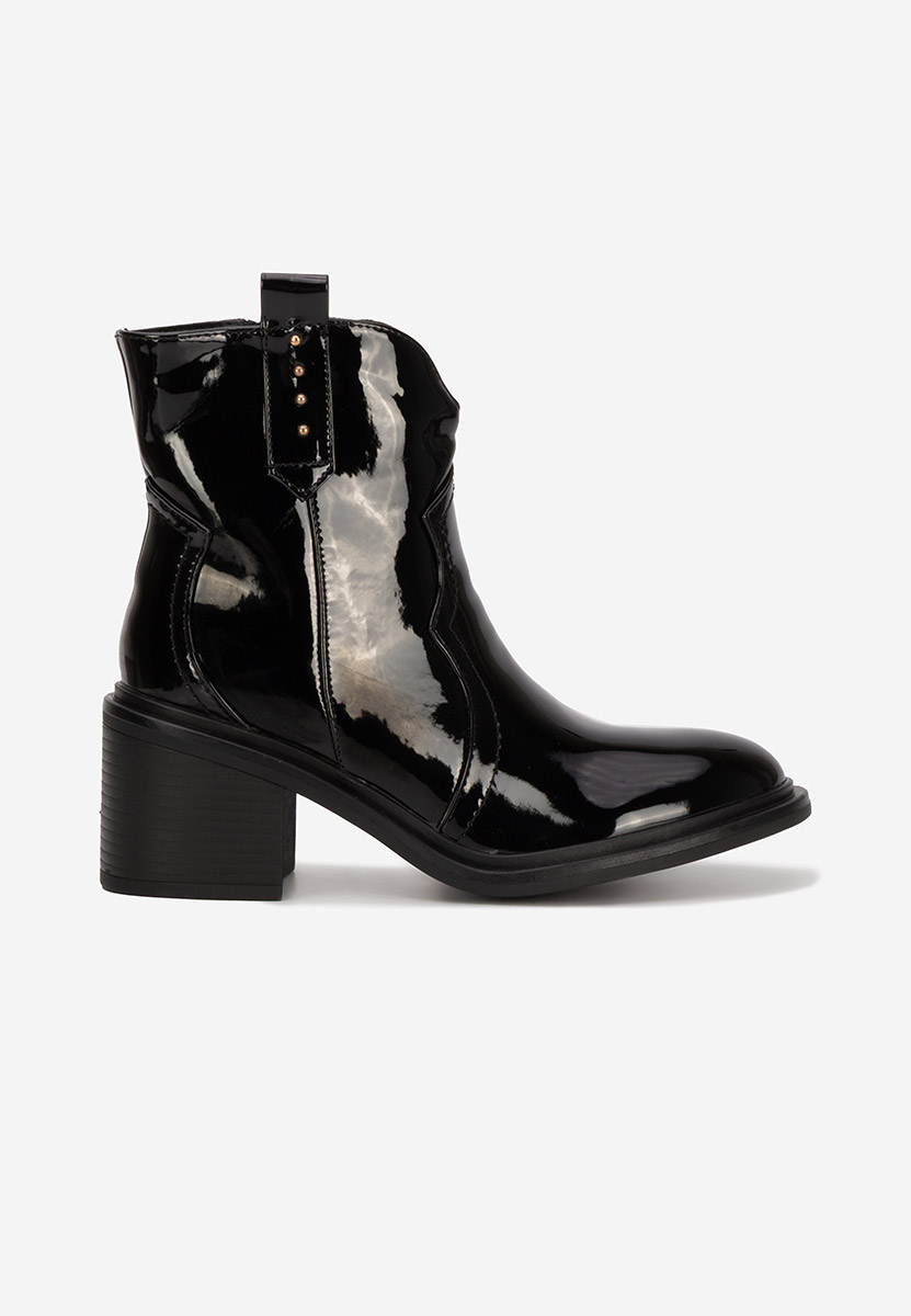 Gležnjače na block petu Katyana V2 crno