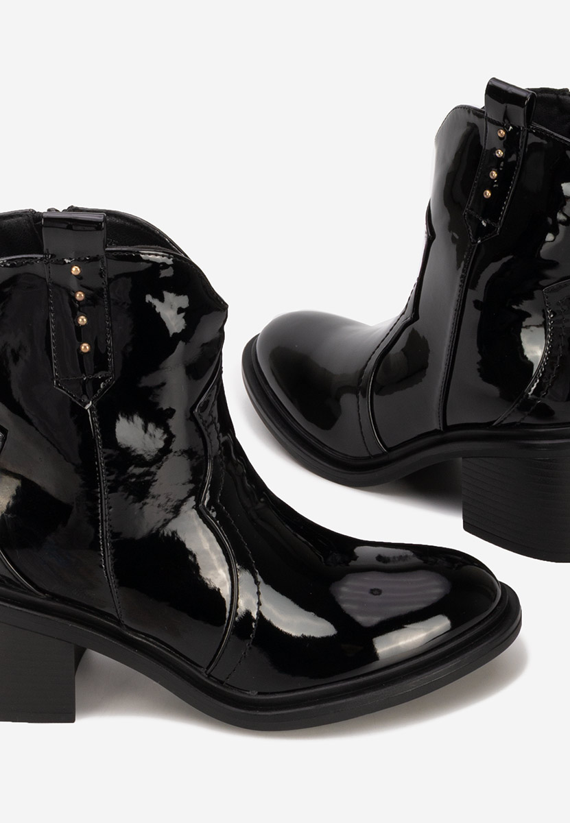 Gležnjače na block petu Katyana V2 crno