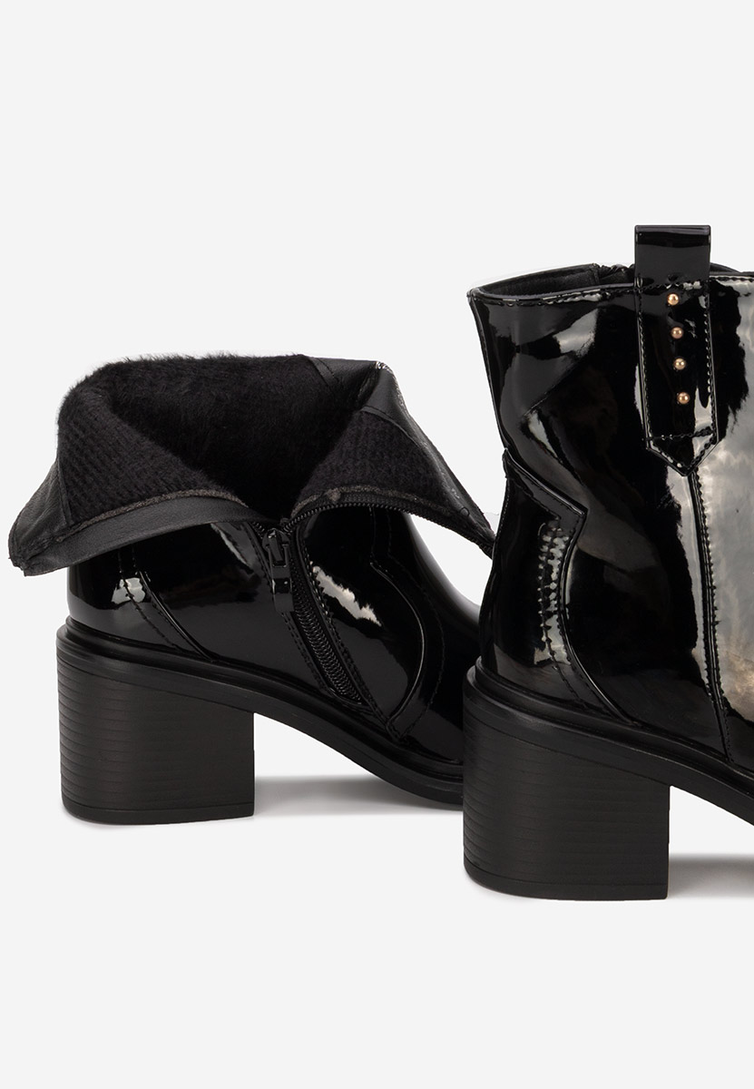 Gležnjače na block petu Katyana V2 crno