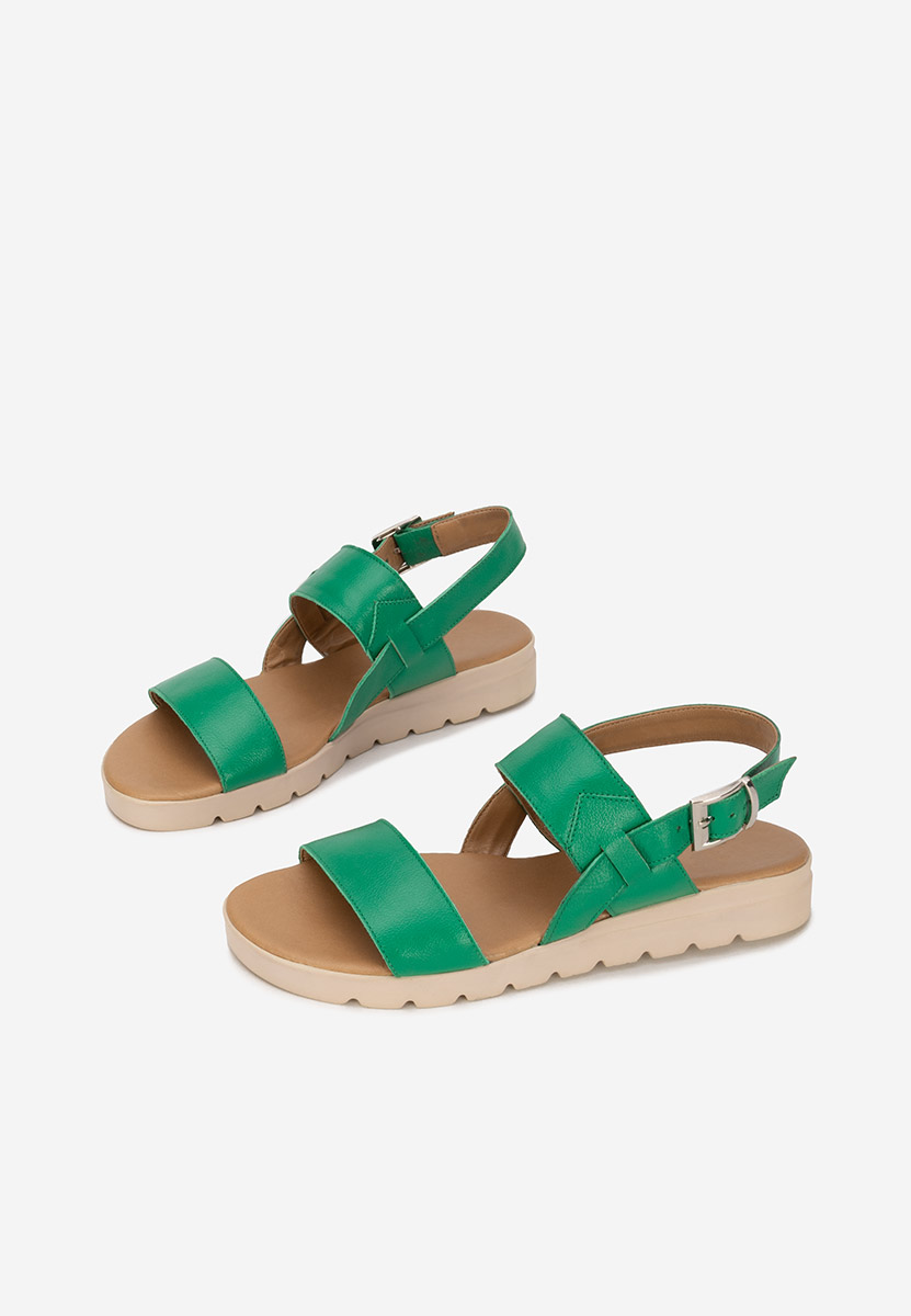 Sandale od prirodne kože Oniega zeleno