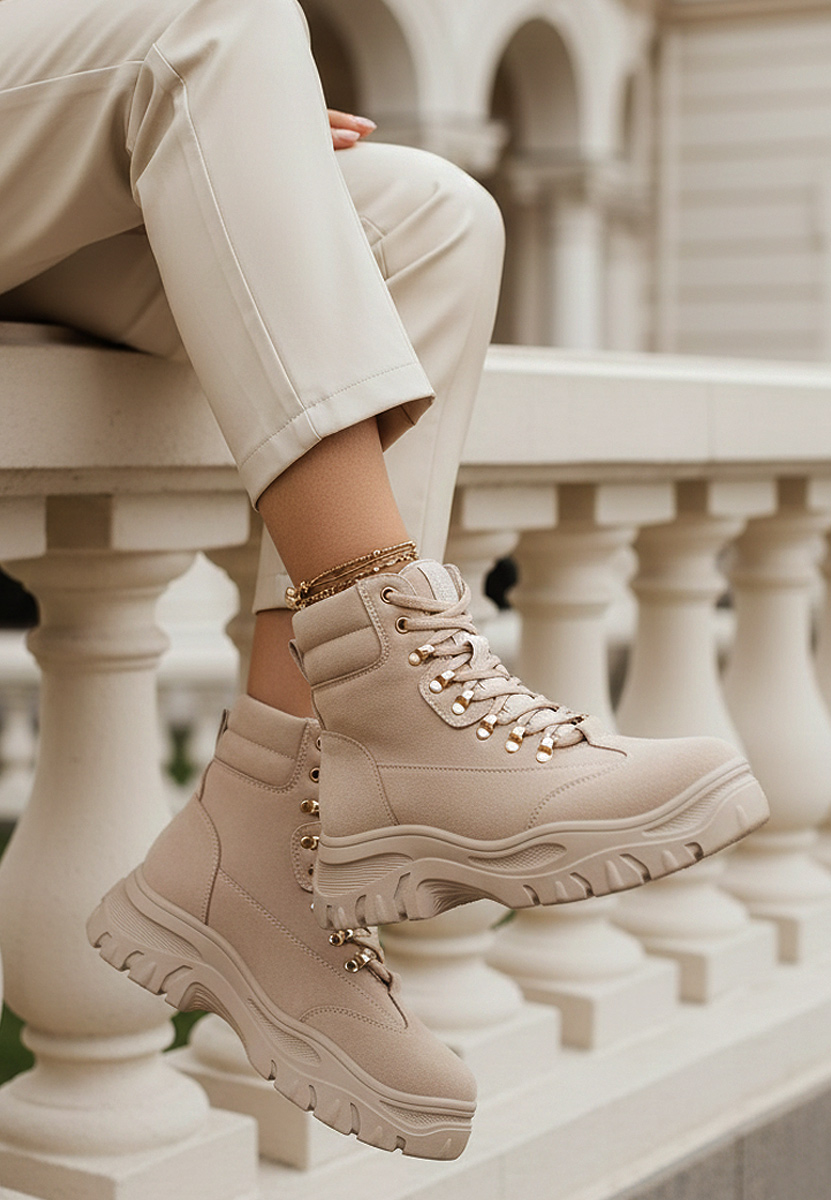 High-Top Sneakers bež Onisa