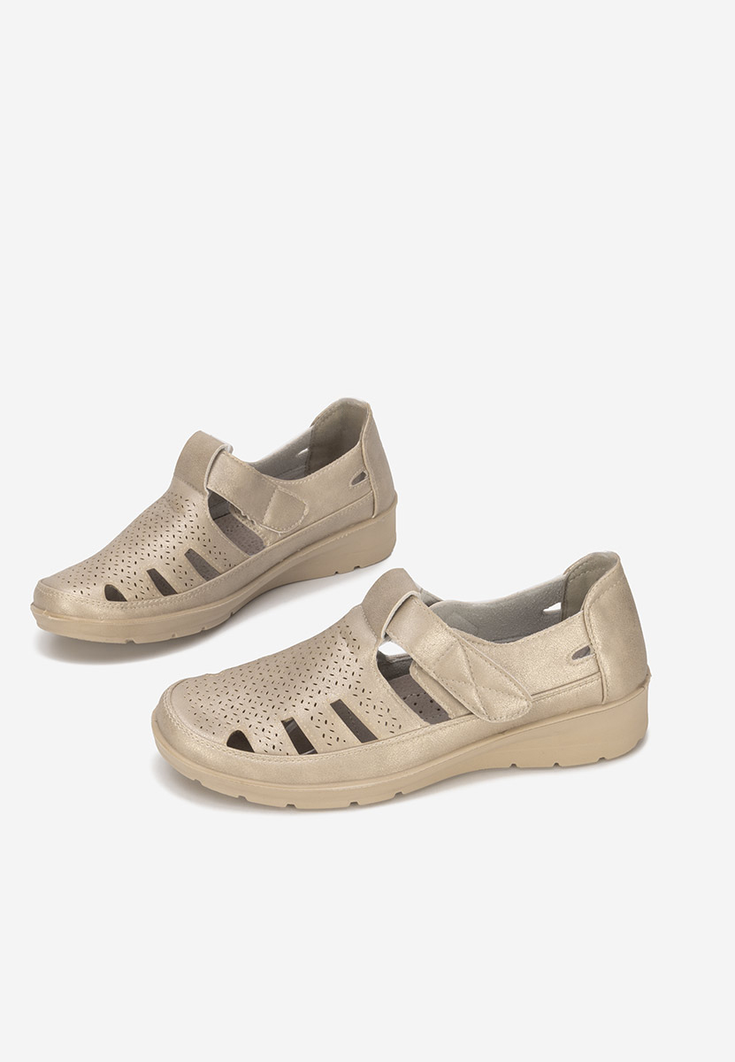 Espadrilles za ženske Gerania zlatno