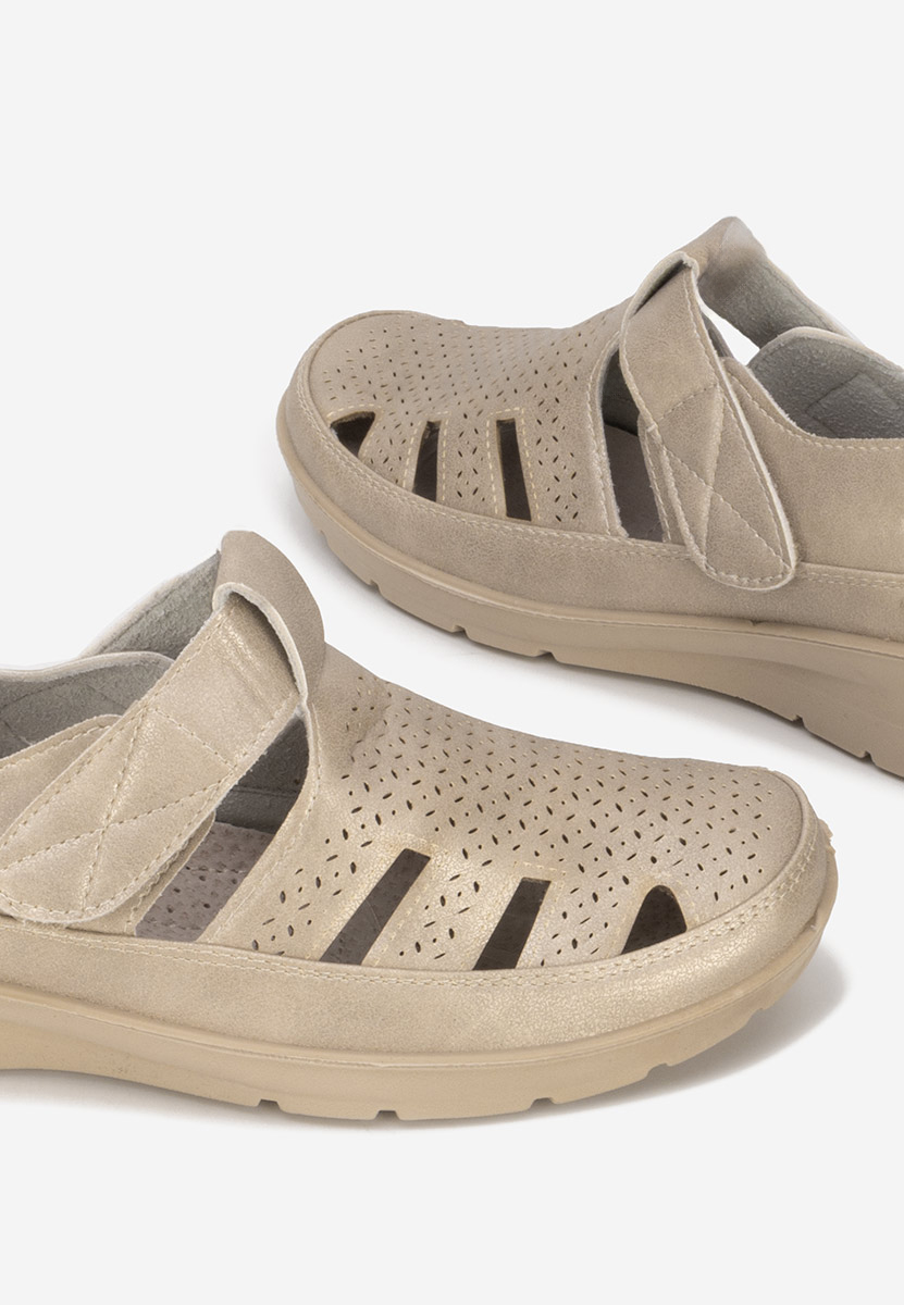 Espadrilles za ženske Gerania zlatno