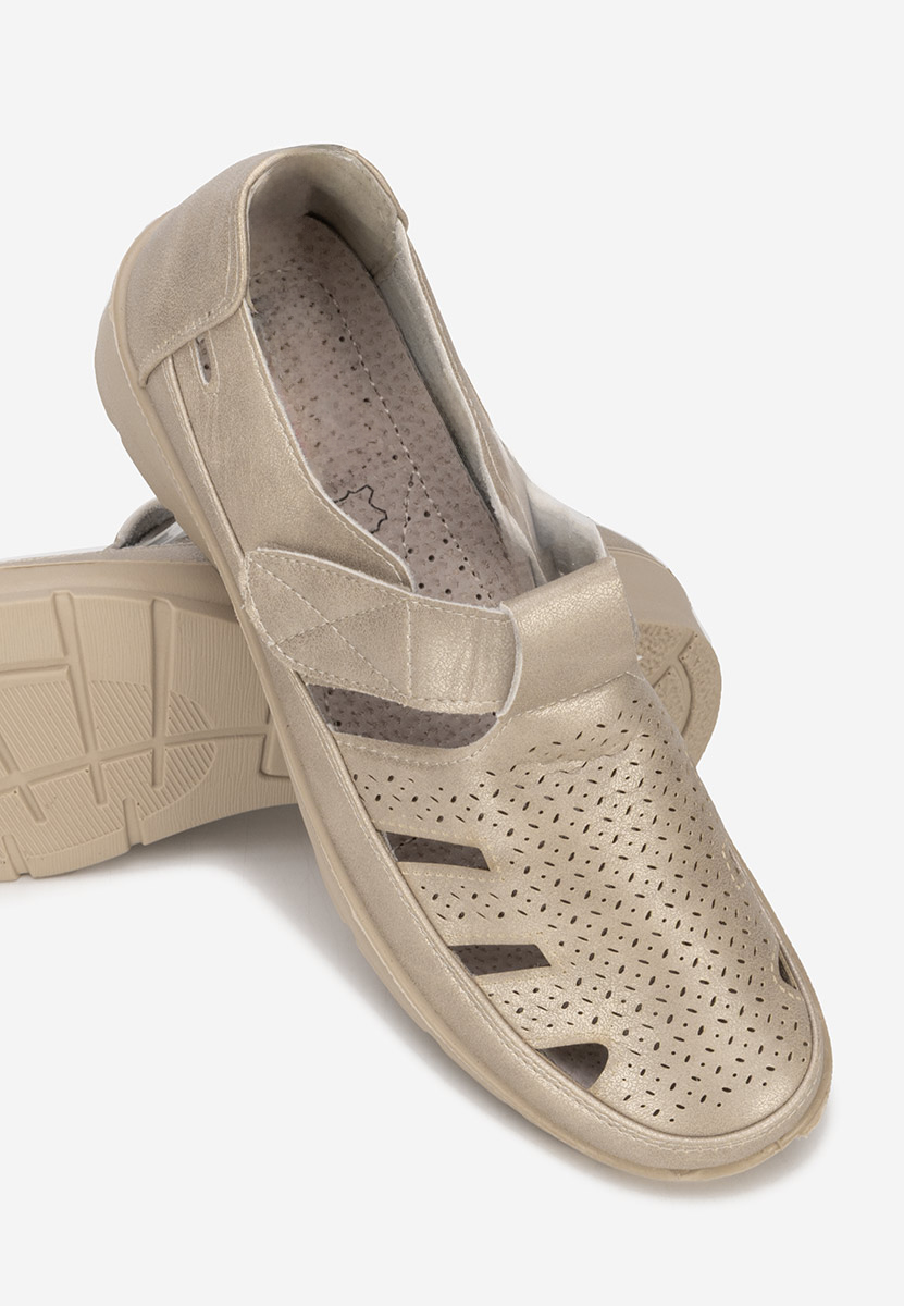 Espadrilles za ženske Gerania zlatno