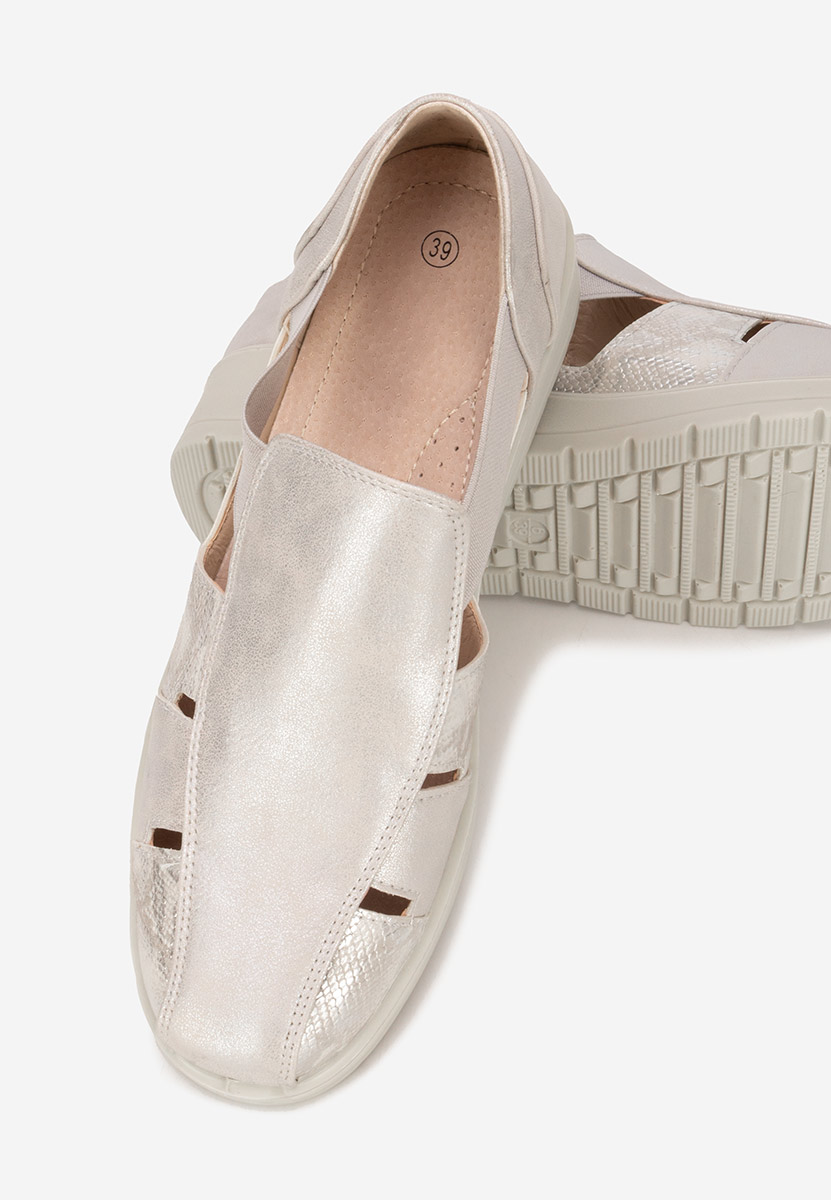 Espadrilles za ženske Grazyna srebrno