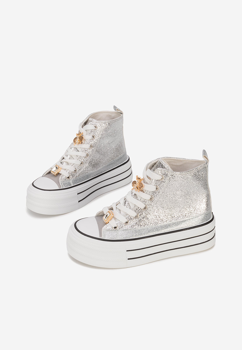 Tenisice s Platformom Trixy srebrno