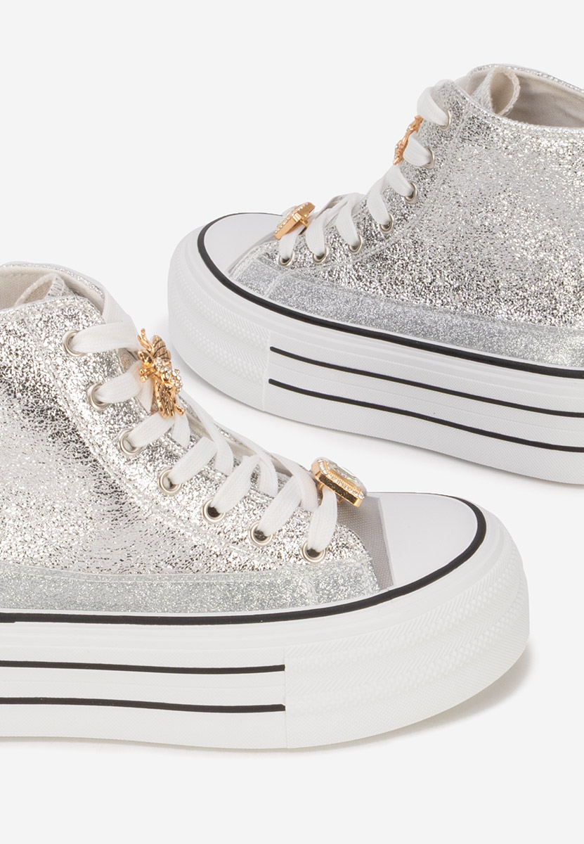 Tenisice s Platformom Trixy srebrno