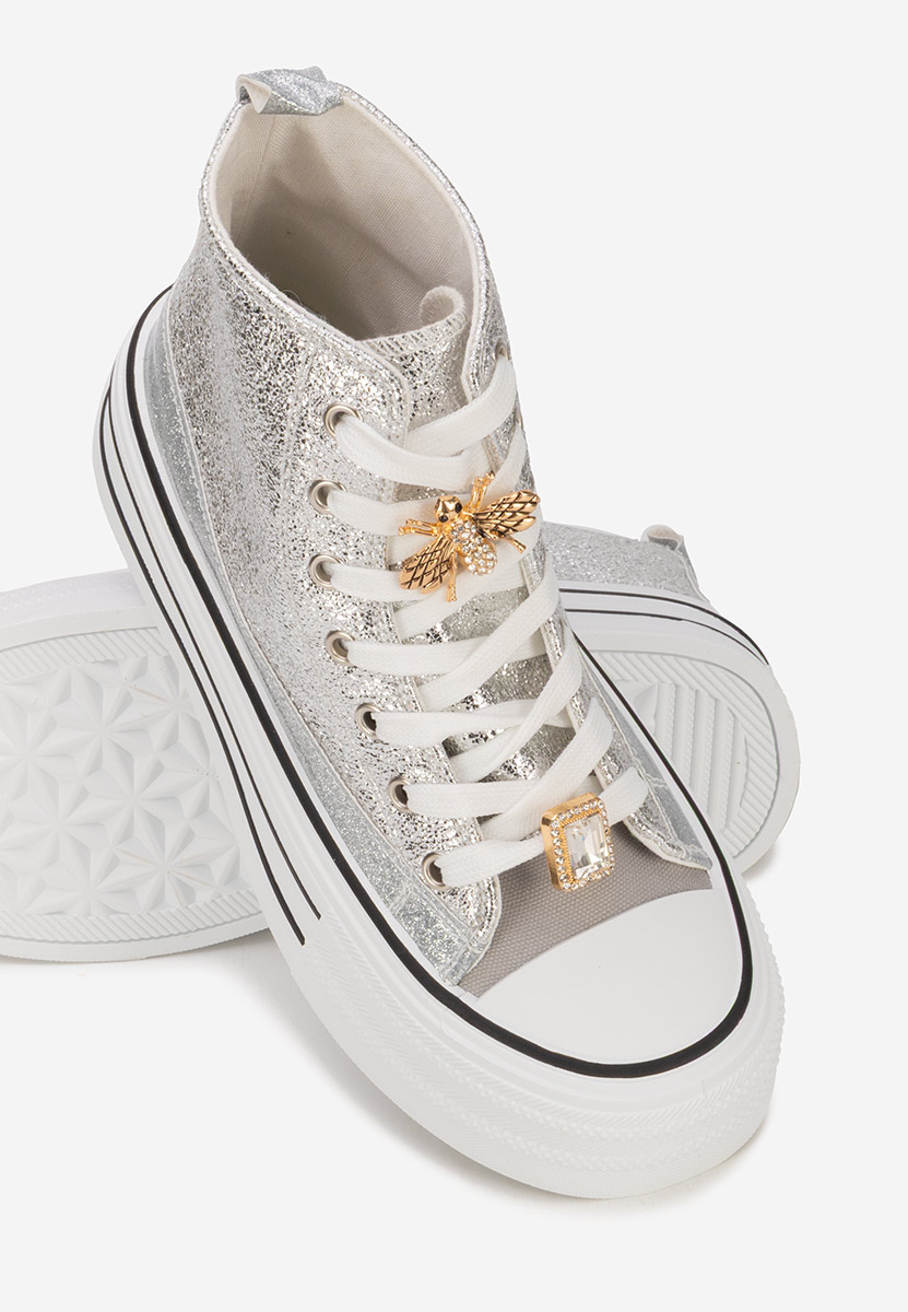 Tenisice s Platformom Trixy srebrno