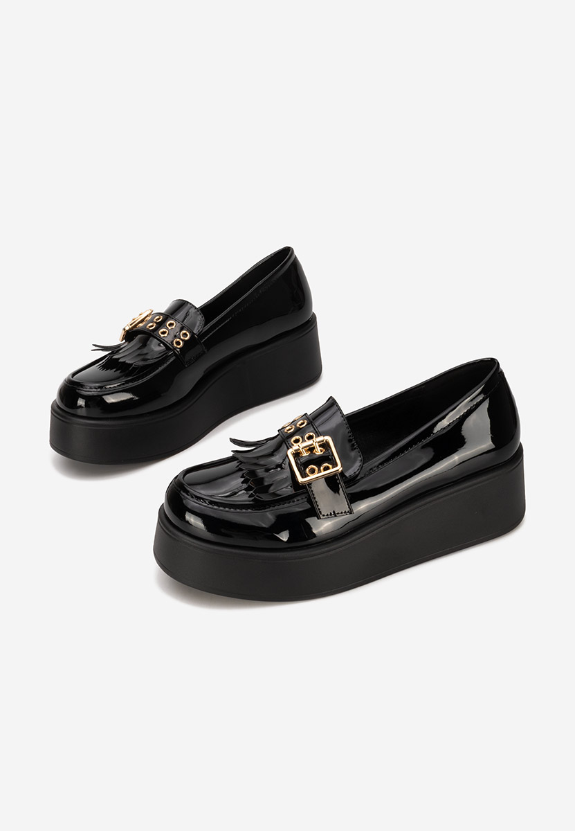 Mokasinke s platformom Magie V2 crno