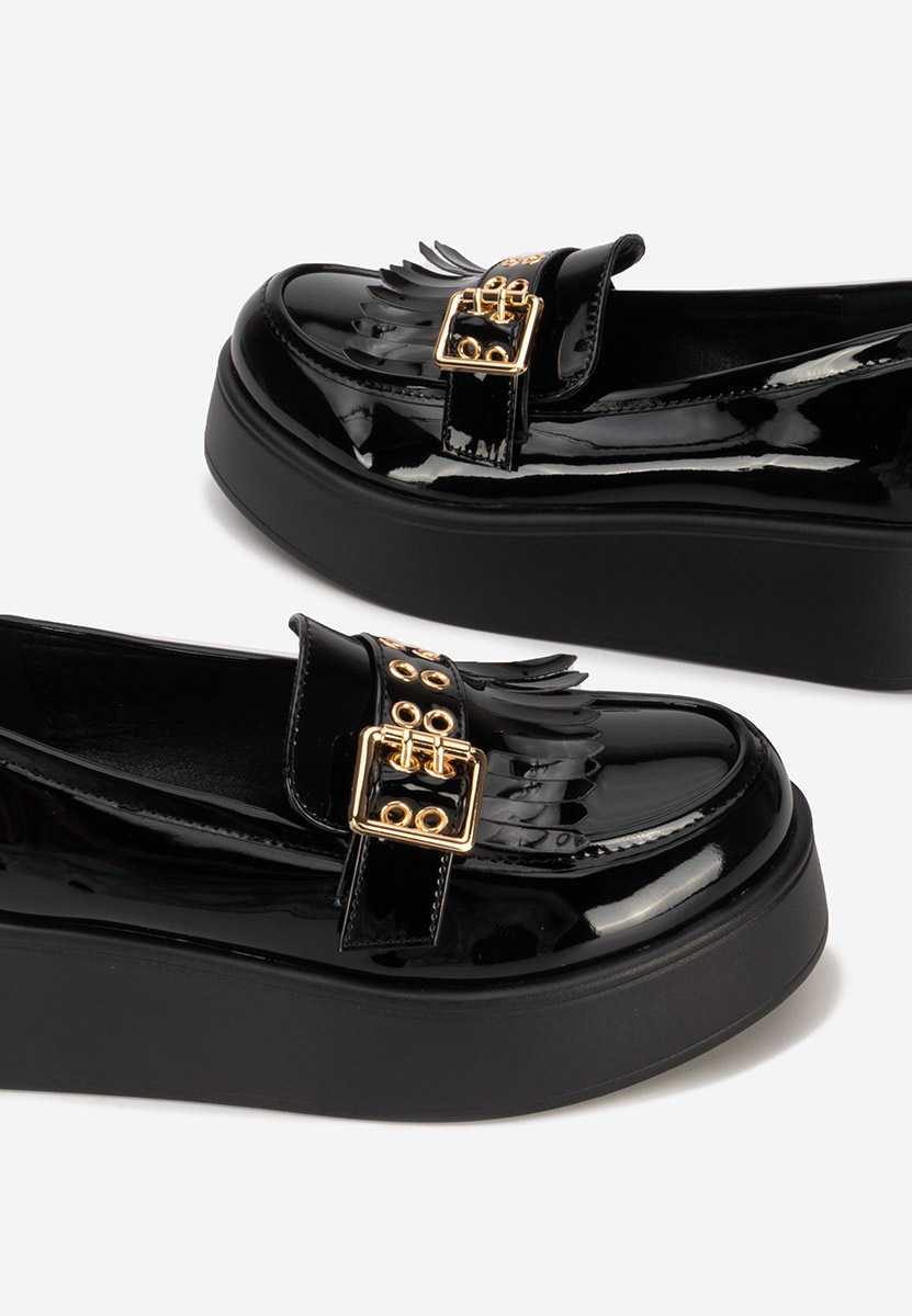 Mokasinke s platformom Magie V2 crno