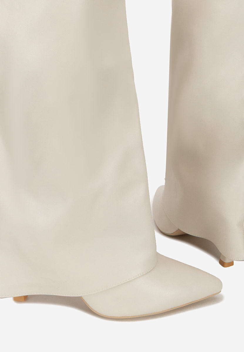 Čizme s visoku petu Brynora bež