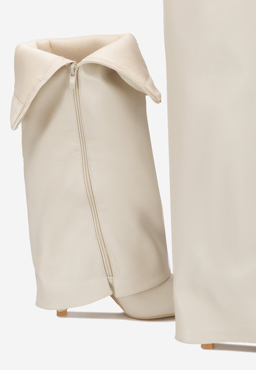 Čizme s visoku petu Brynora bež