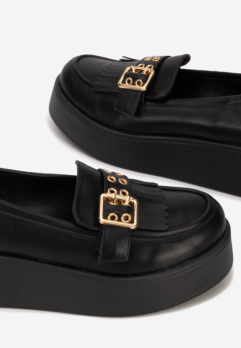 Mokasinke s platformom Magie crno