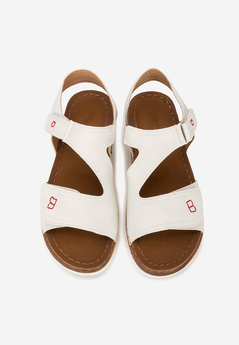 Niske sandale Metina V2 bijele