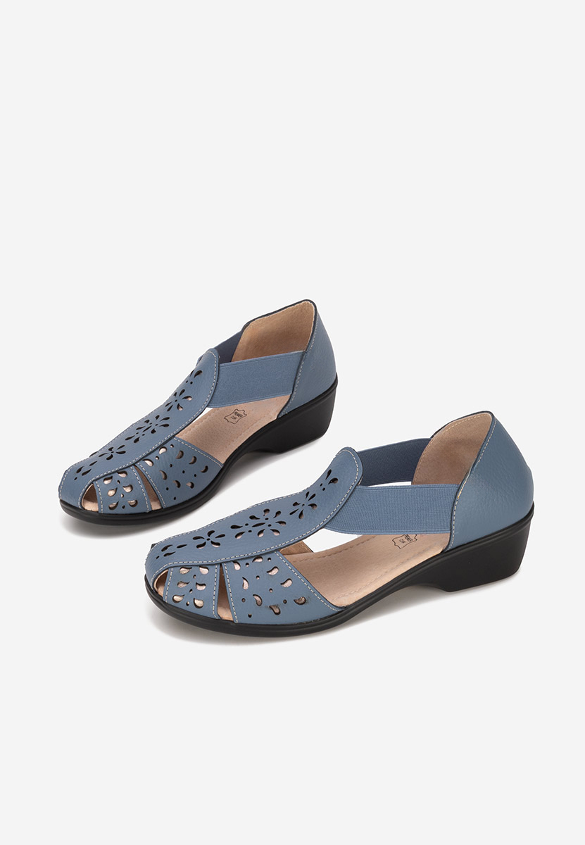 Sandale od prirodne kože Melona plave