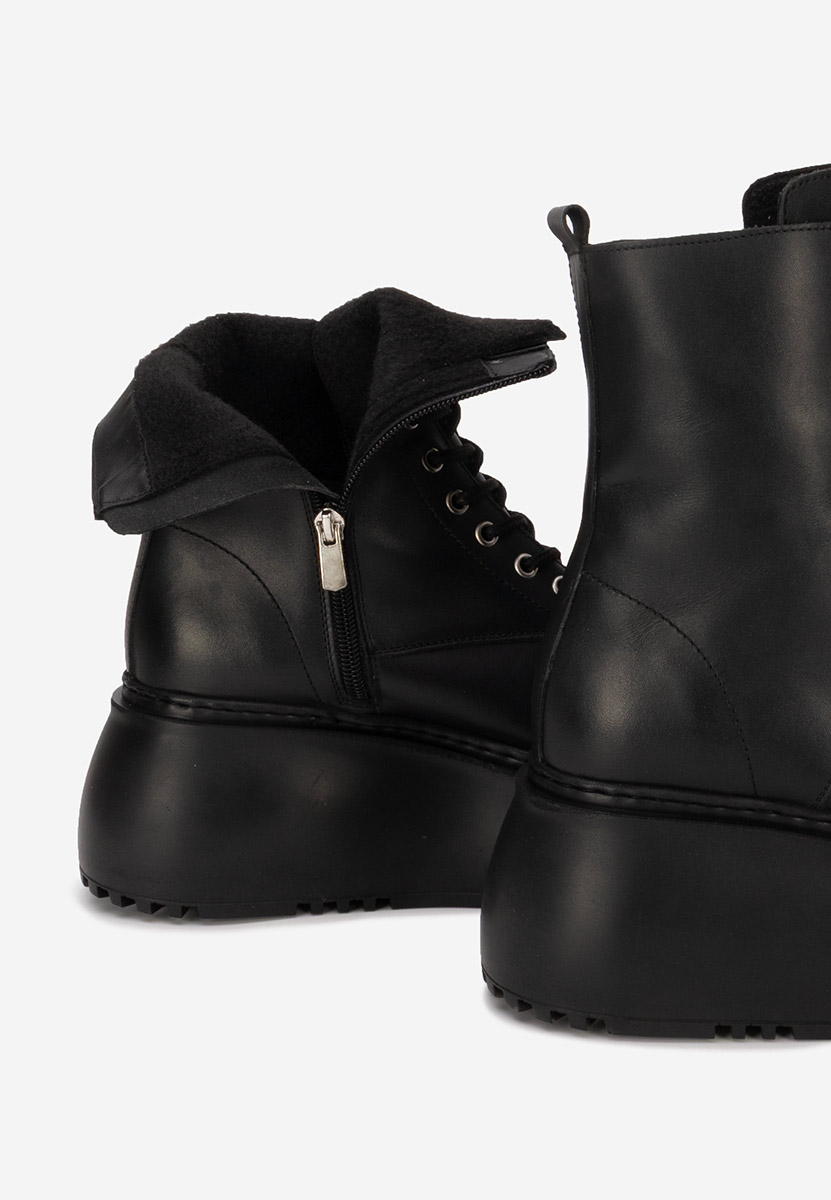 Gležnjače s platformom Luisena crno