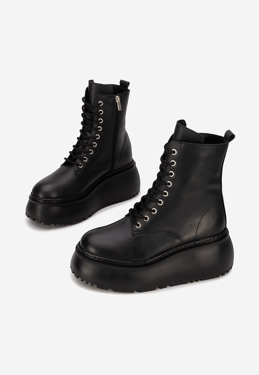 Gležnjače s platformom Luisena crno