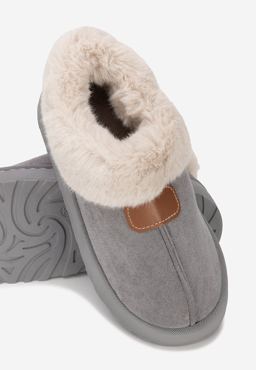 Gležnjače s platformom Elarva sivo