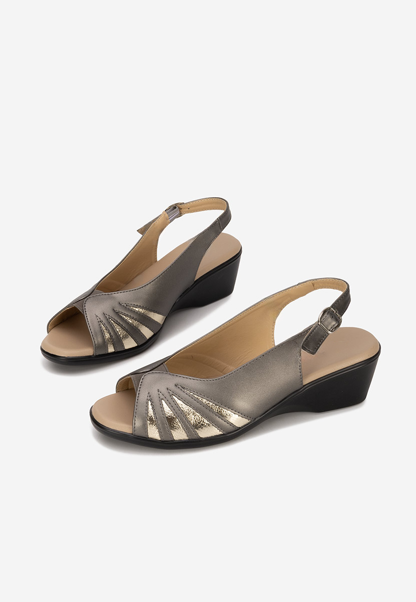 Sandale s petu Marelia sivo