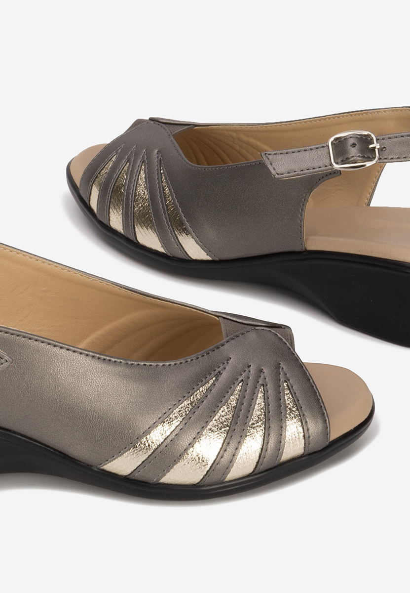 Sandale s petu Marelia sivo