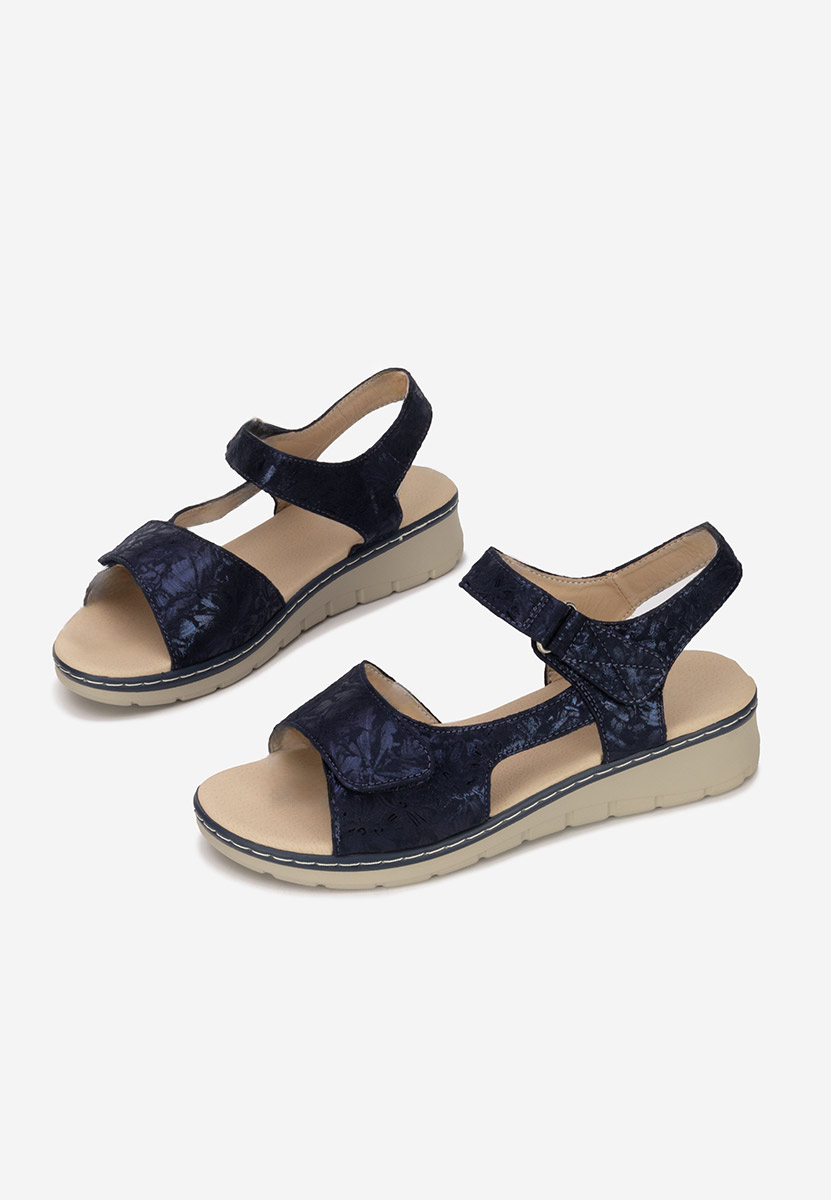 Sandale s platformom Alsanda plavo navy
