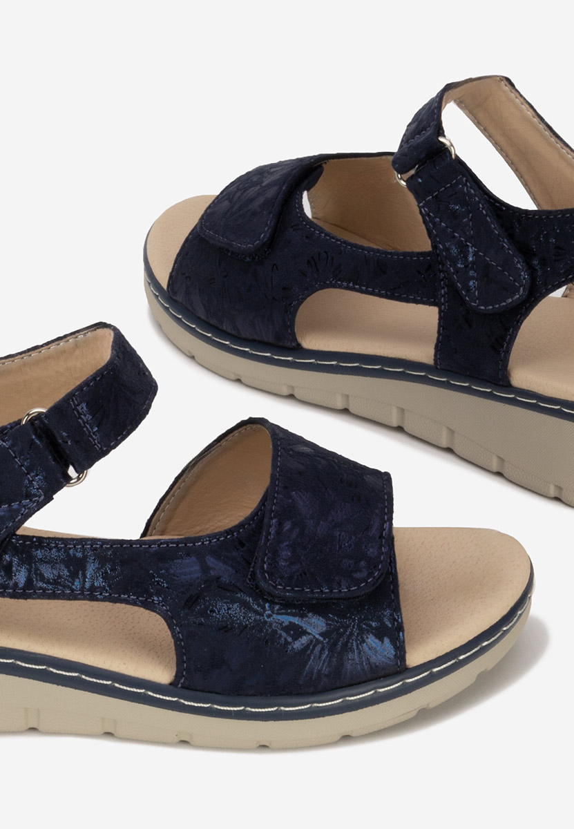 Sandale s platformom Alsanda plavo navy