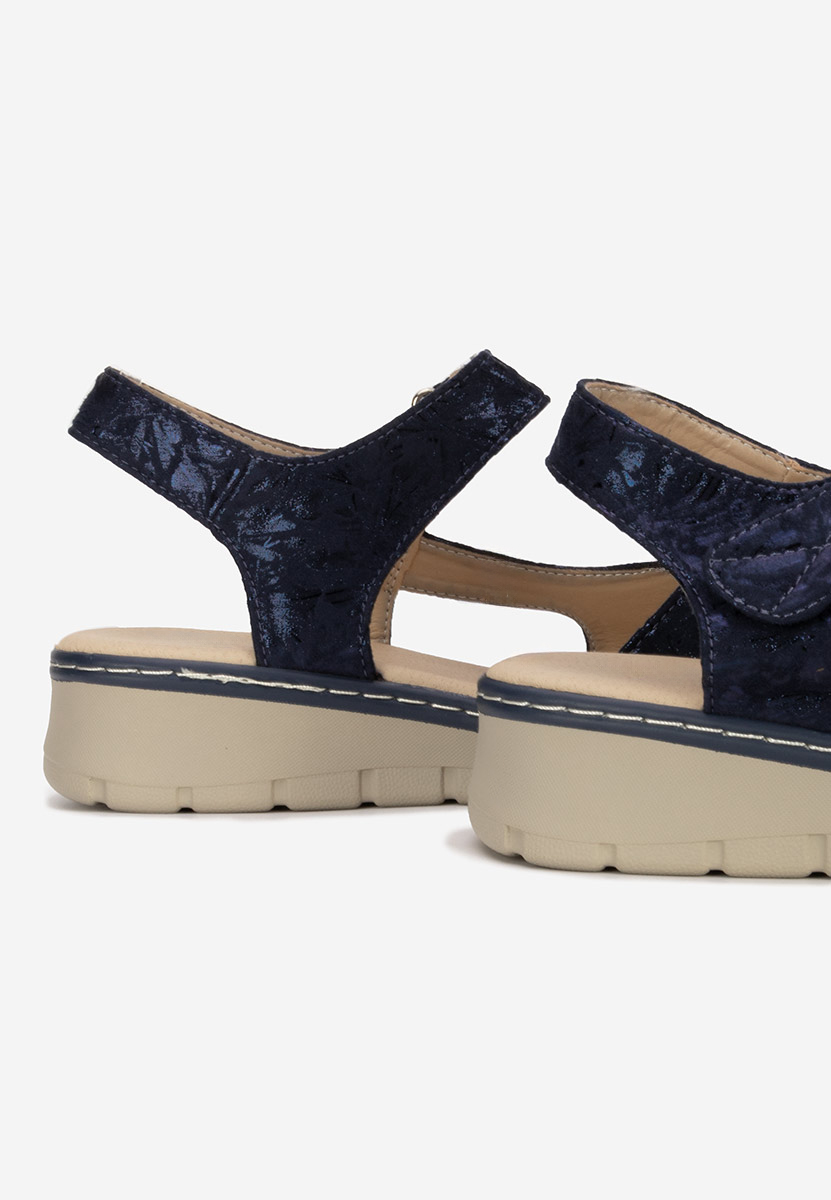 Sandale s platformom Alsanda plavo navy