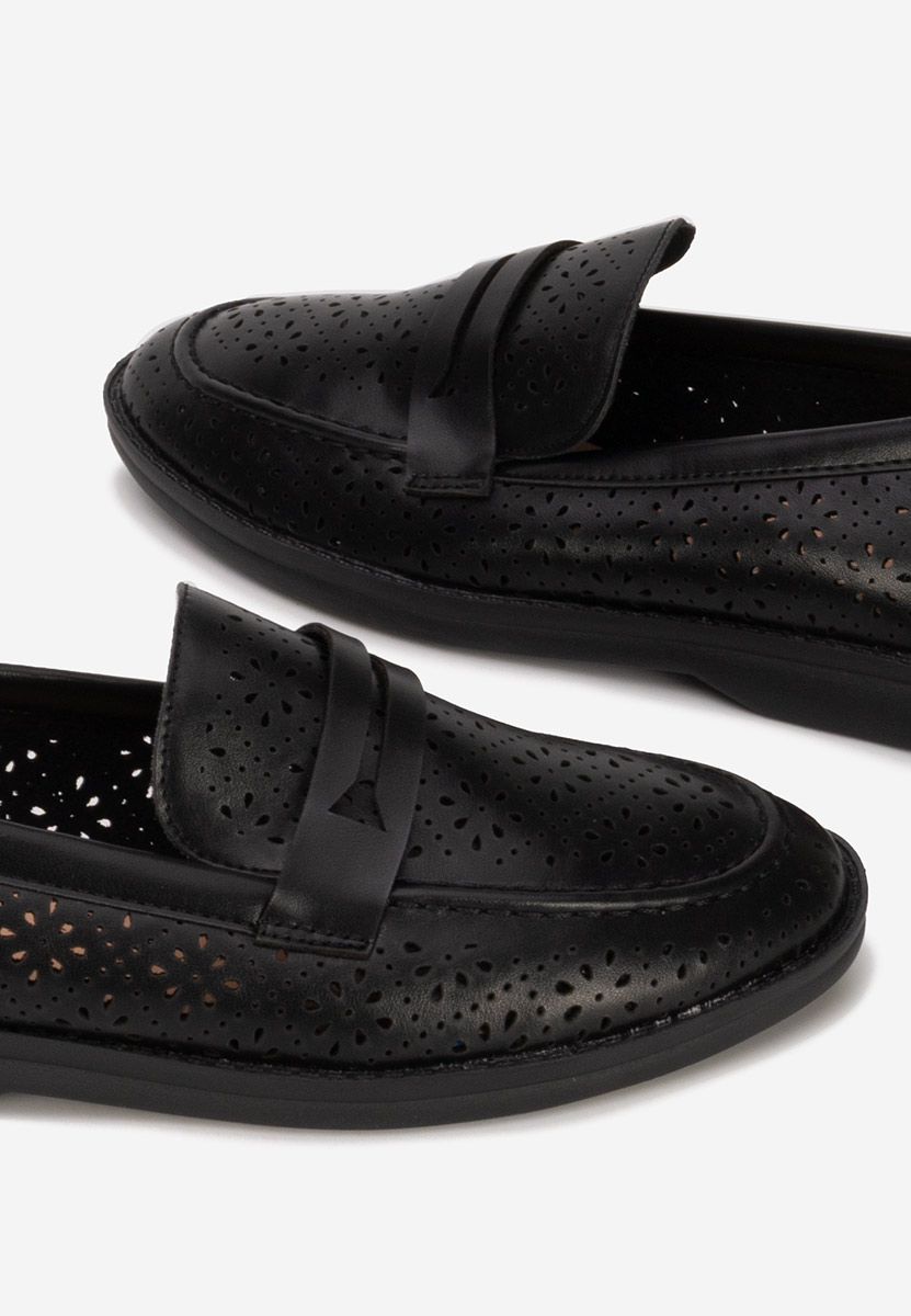 Ženske mokasinke Valtera crno