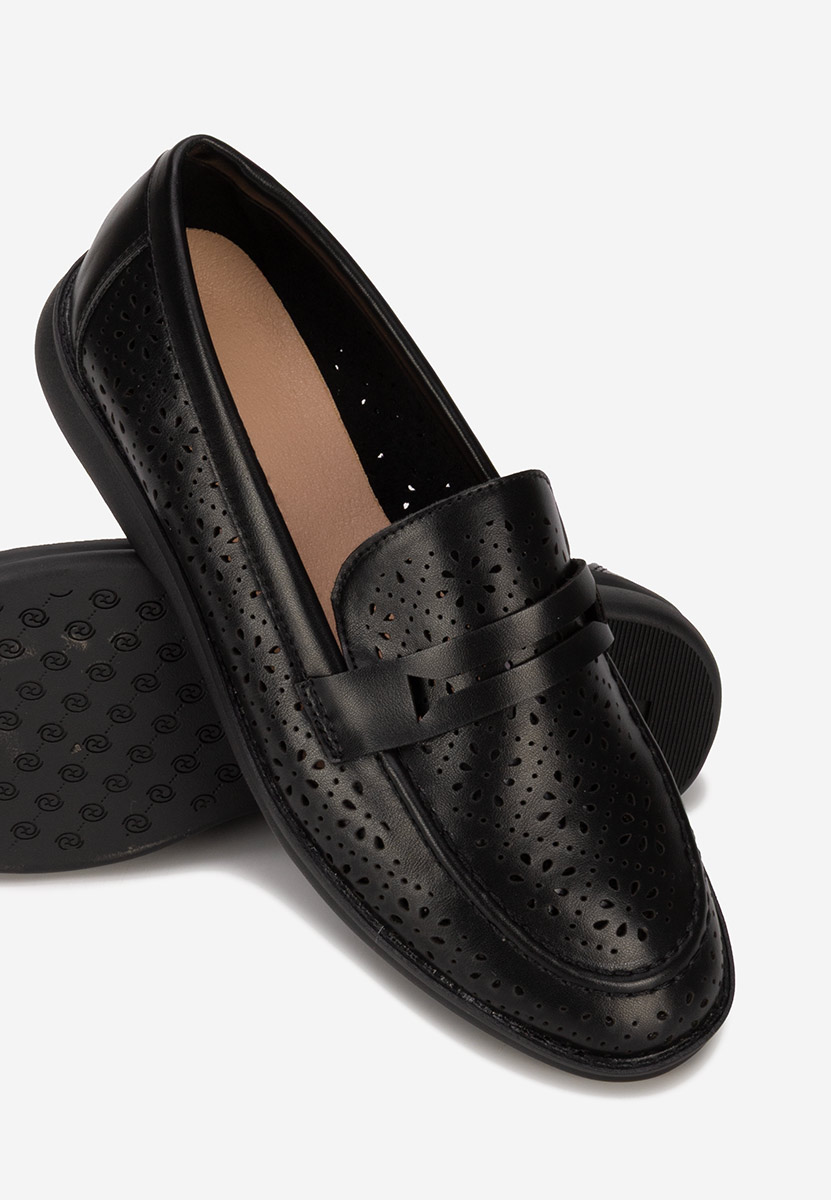 Ženske mokasinke Valtera crno